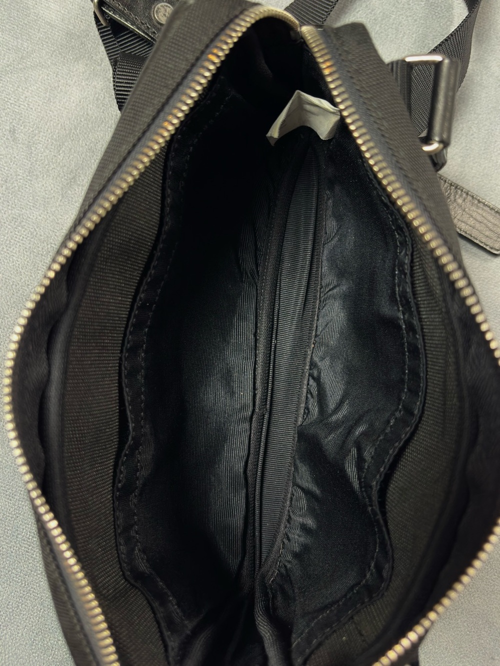 Yohji Yamamoto Y’saccs Vintage Black Leather Strap Archive Crossbody Shoulder Ba - Picture 7 of 12